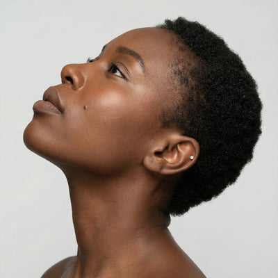 0.4 Carat 9KT Gold Lab Grown Diamond Solitaire Studs for Multiple Piercings