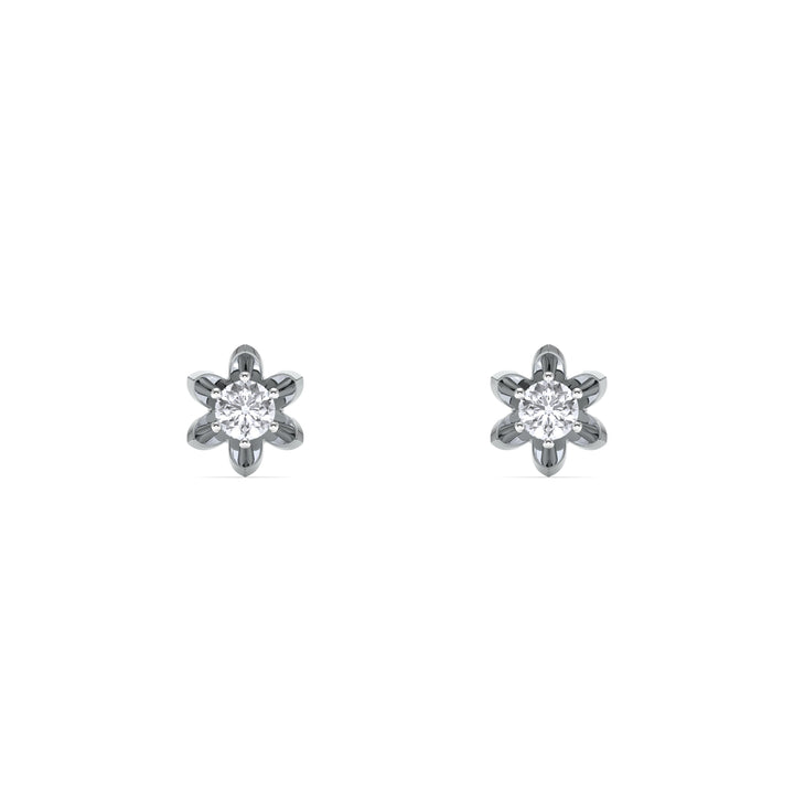 Sunpetal Spark 9KT Gold Lab Grown Diamond Earrings - 5 