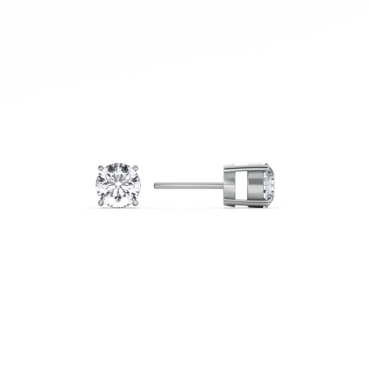 Pure Spark 9KT Gold Lab Grown Diamond Stud Earring - 3