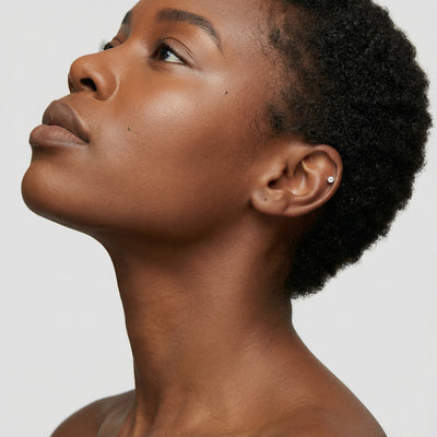 Pure Spark 9KT Gold Lab Grown Diamond Studs for Multiple Piercings