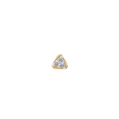 Delta 9KT Gold Lab Grown Diamond Single Stud Earring
