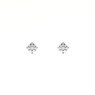 Crystal Peak 9KT Gold Lab Grown Diamond Stud Earring