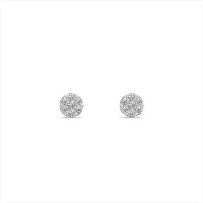 Bloom 9KT Gold Lab Grown Diamond Stud Earring