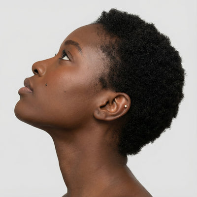 Floral Whisper 9KT Gold Lab Grown Diamond Studs for Multiple Piercings