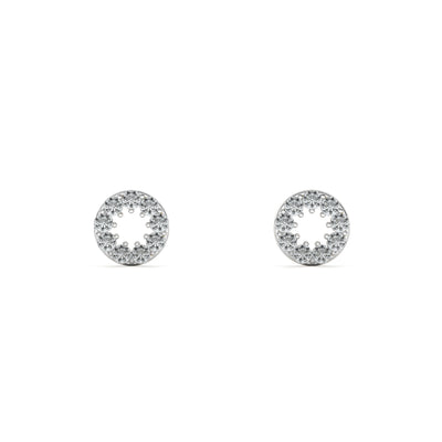 Bloom Inspired 9KT Gold Lab Grown Diamond Stud Earring