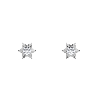 Starry Sparkle 9KT Gold Lab Grown Diamond Stud Earring