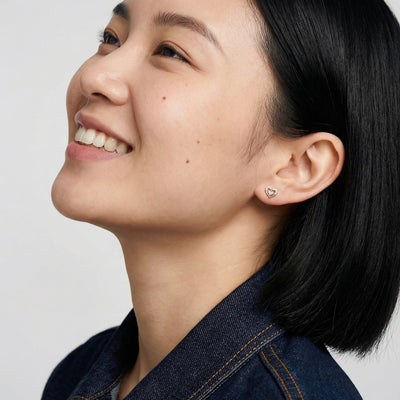 Lustre of Love 9KT Gold Lab Grown Diamond Earrings