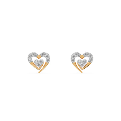 Lustre of Love 9KT Gold Lab Grown Diamond Earrings