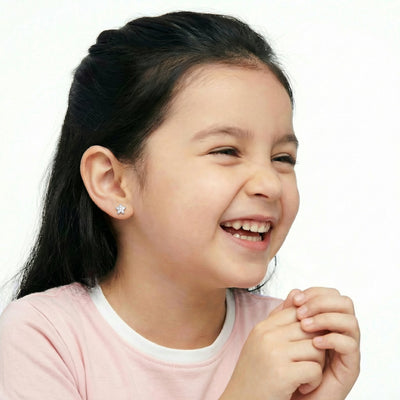 Little Starry 9KT Gold Lab Grown Diamond Studs