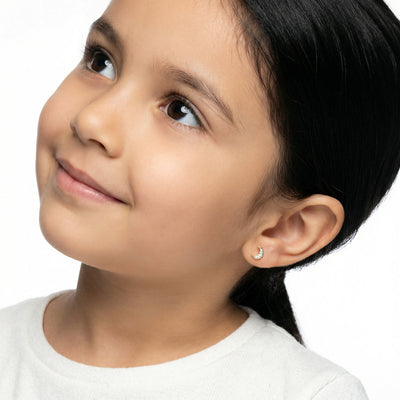 Tiny Luna Sparkle 9KT Gold Lab Grown Diamond Studs