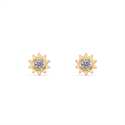 Little Sunshine 9KT Gold Lab Grown Diamond Studs