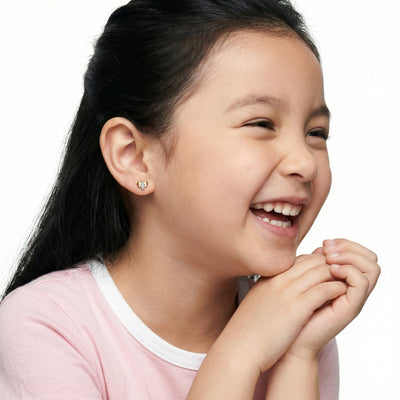 Flutterbug Sparkle 9KT Gold Lab Grown Diamond Studs