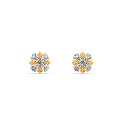 Tiny Frost 9KT Gold Lab Grown Diamond Studs