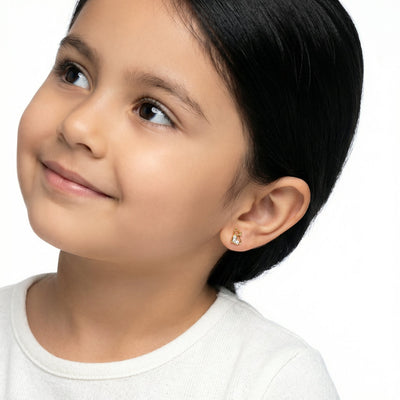 Cat Buddy 9KT Gold Lab Grown Diamond Studs