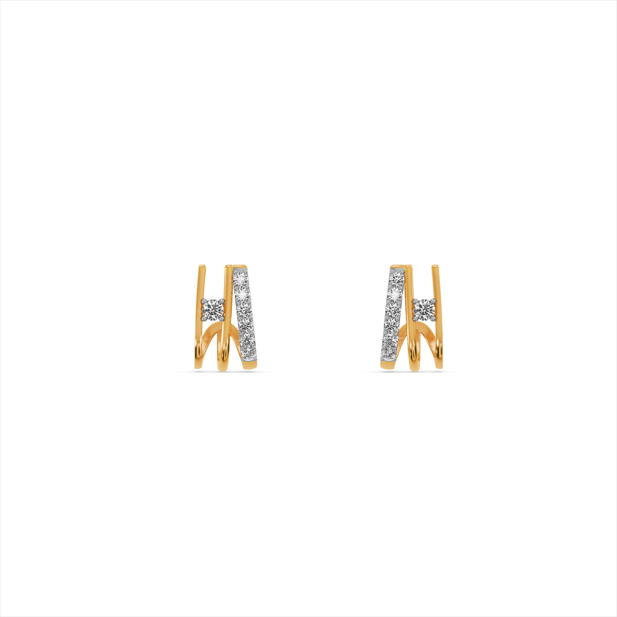 Arcadia 9KT Gold Laboratory Grown Diamond Earrings
