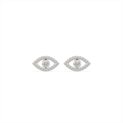 Mystic Gaze 9KT Gold Laboratory Grown Diamond Earrings
