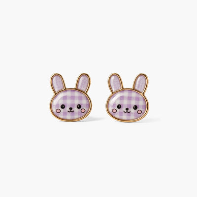 Sweet Bunny 9KT Gold Stud Earrings for Kids