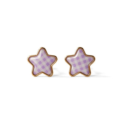Dreamy Star 9KT Gold Stud Earrings for Kids