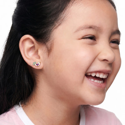 Sweet Bird 9KT Gold Stud Earrings for Kids