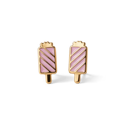 Sweet Popsicle 9KT Gold Stud Earrings for Kids