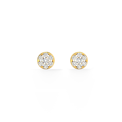 Lustrous Bouquet Lab-Grown Diamond Customizable Stud Earring