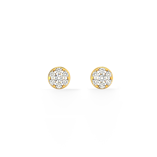 Lustrous Bouquet Lab-Grown Diamond Customizable Stud Earring