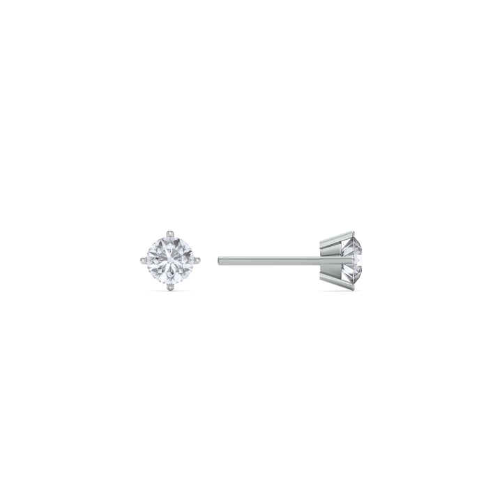 Crystal Peak 9KT Gold Lab Grown Diamond Stud Earring - 4