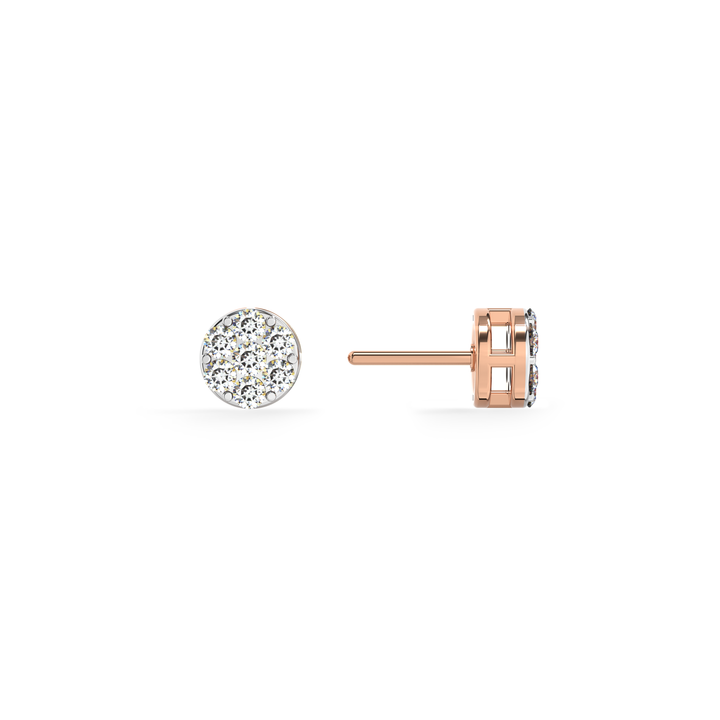 Bloom 9KT Gold Lab Grown Diamond Stud Earring - 2