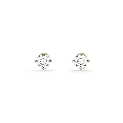 Regal Petal Halo Lab Grown Diamond Stud Earring