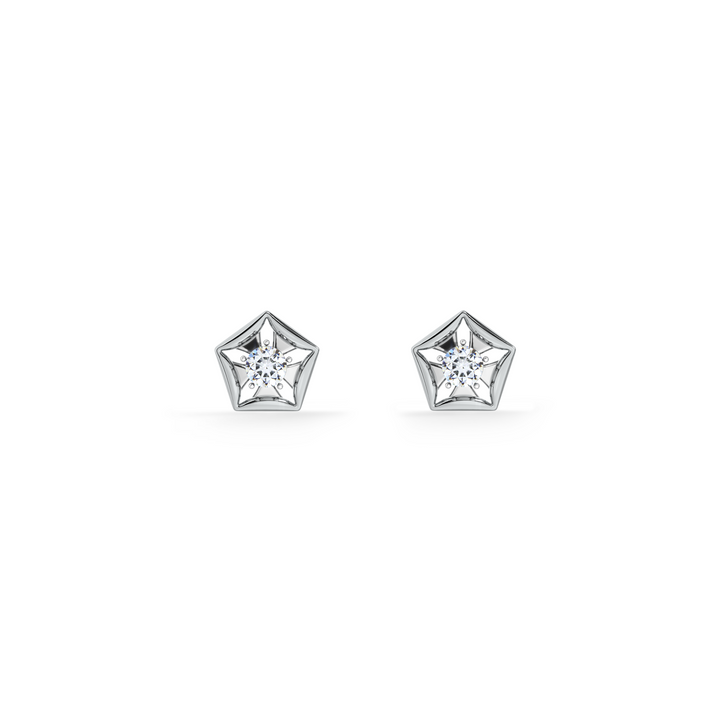 Starvault 9KT Gold Lab Grown Diamond Stud Earring - 3