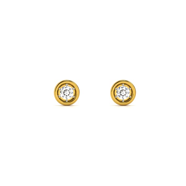 Sculpt Lab Grown Diamond Stud Earring