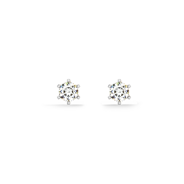 Lustre Pin Lab Grown Diamond Stud Earring