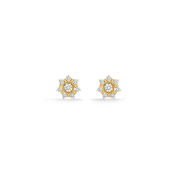 Florette Lab Grown Diamond Stud Earring