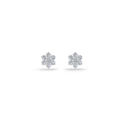Blossom Base Lab Grown Diamond Stud Earring
