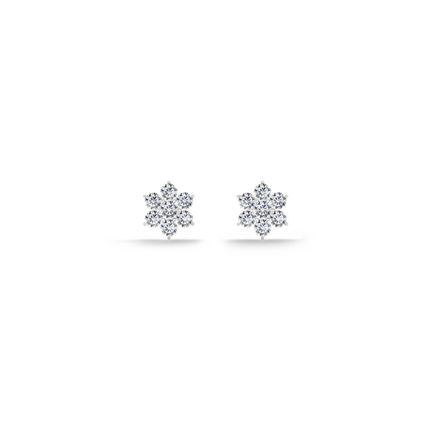 Blossom Base Lab Grown Diamond Stud Earring