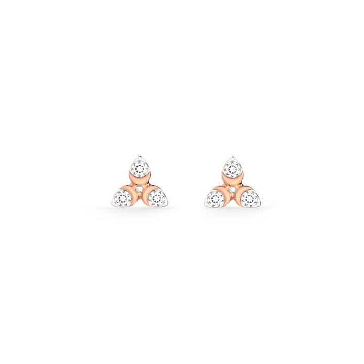 Starcore 9KT Gold Lab Grown Diamond Stud Earring - 2