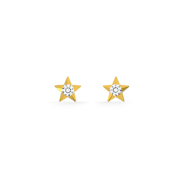 Twilight Burst Lab Grown Diamond Stud Earring