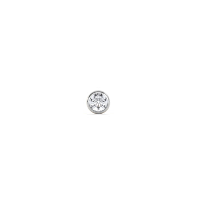 Axis Dot 9KT Gold Lab Grown Diamond Single Stud Earring