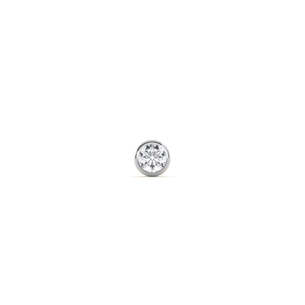 Axis Dot 9KT Gold Lab Grown Diamond Single Stud Earring - 3