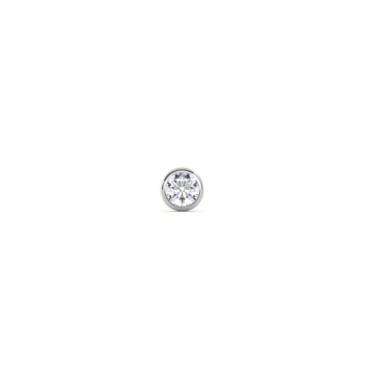 Axis Dot 9KT Gold Lab Grown Diamond Single Stud Earring - 3