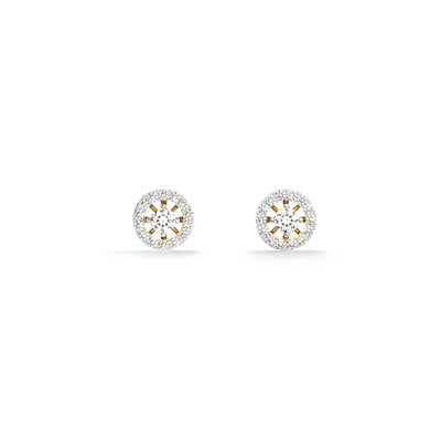 Heirloom Halo Lab Grown Diamond Stud Earring