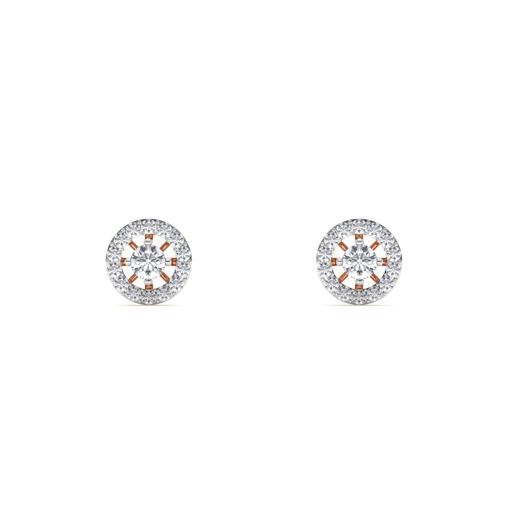 Heirloom Halo 9KT Gold Lab Grown Diamond Stud Earring - 5