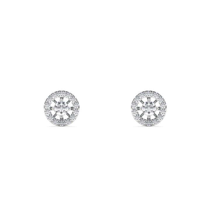Heirloom Halo 9KT Gold Lab Grown Diamond Stud Earring - 4