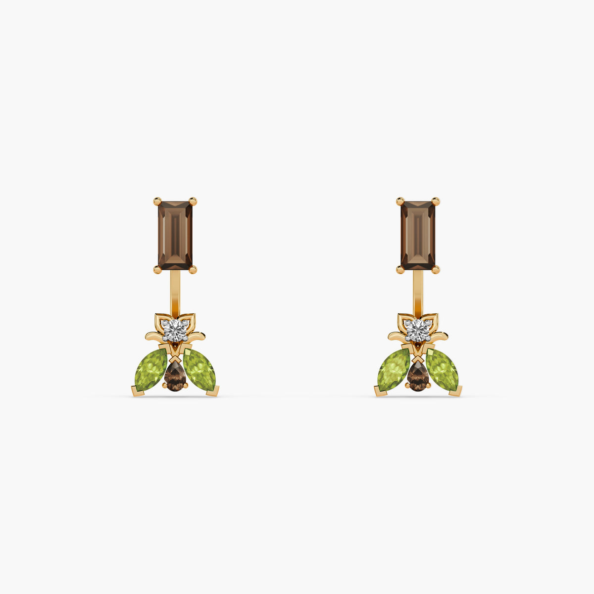 925 Sterling Silver Moonveil Moth Earrings