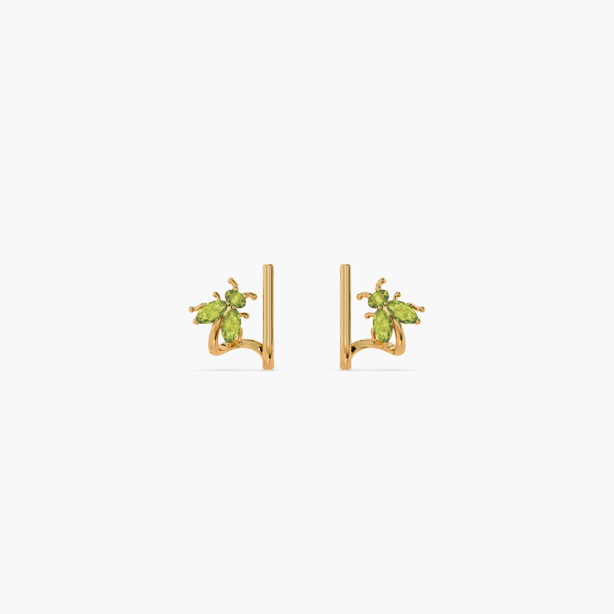 925 Sterling Silver Amberwing Earrings