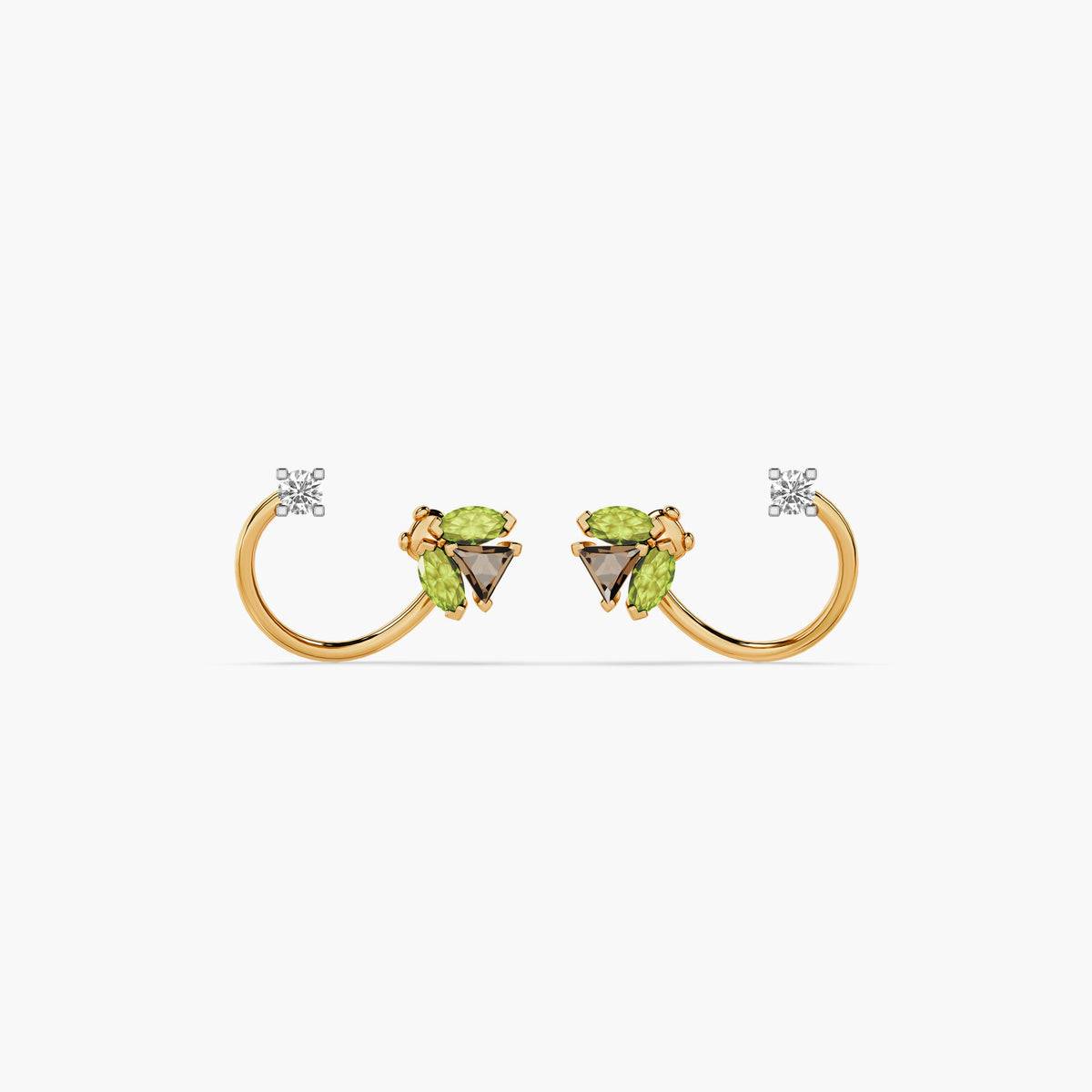 925 Sterling Silver Bloom Ladybug Earrings