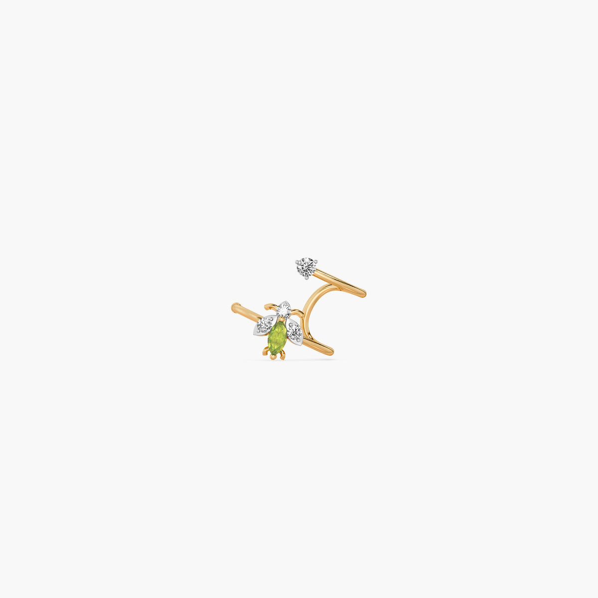 925 Sterling Silver Pollen Trail Earcuff