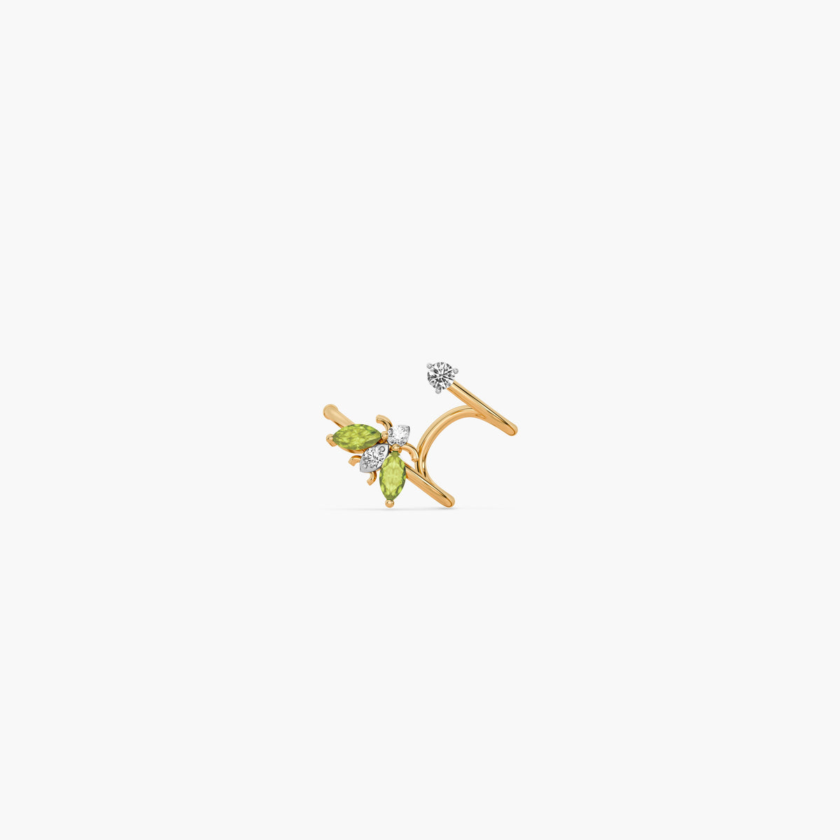 925 Sterling Silver Bloom Flight Earrings