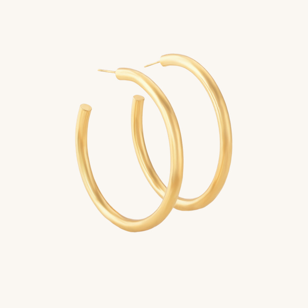 Timeless Styling C Hoops Earrings - view 4