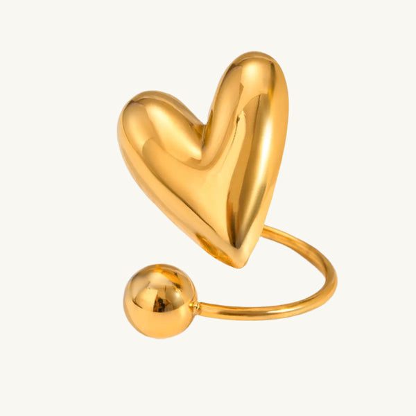 Pure Heart Gold Ring